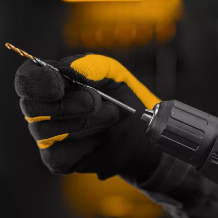 Сверло спиральное по металлу Denzel 3,5 х 112 мм, Р6М5, Golden Tip, удлиненное, 2шт. 718248 купить в Нижневартовске