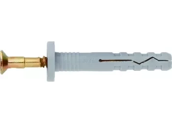 Дюбель-гвоздь полипропиленовый с потайным бортиком 8х80 мм 100 шт СИБРТЕХ 42134 купить в Нижневартовске