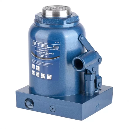 Домкрат гидравлический бутылочный 30 т h подъема 244–370 мм  STELS 51112 купить в Нижневартовске