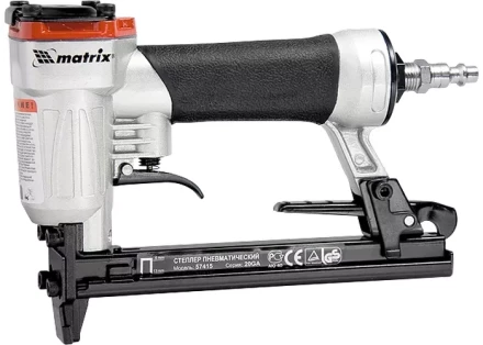 Степлер пневматический для прямоугольных скоб от 10 до 22 мм MATRIX 57420 купить в Нижневартовске