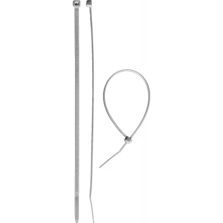 Хомуты ЗУБР нейлоновые белые 4,8x400мм, 100шт 309010-48-400 купить в Нижневартовске