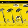 Молоток-гвоздодер STAYER "PROFESSIONAL" цельнометаллический с двухкомпонентной рукояткой, 560г 2025-560 купить в Нижневартовске