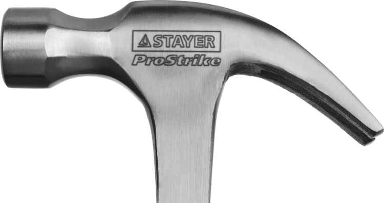 Молоток-гвоздодер STAYER "PROFESSIONAL" цельнометаллический с двухкомпонентной рукояткой, 560г 2025-560 купить в Нижневартовске