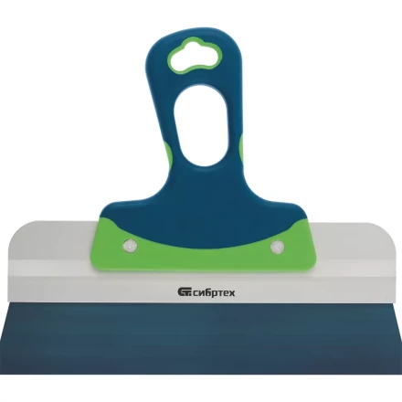 Шпатель фасадный, колоризованная пружинная сталь 65Г, 200 мм, 2-компонентная ручка  СИБРТЕХ 85552 купить в Нижневартовске