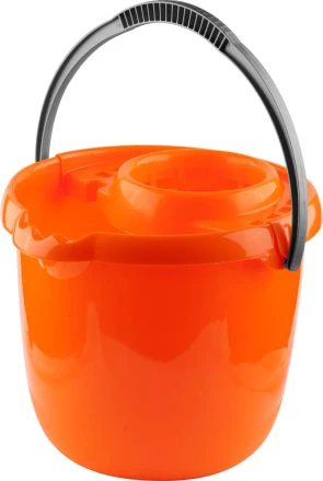 Ведро DEXX, пластиковое для непищевых продуктов, с держателем МОП, 12л 39312 купить в Нижневартовске