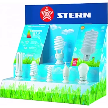 Стенд для энергосберегающих ламп 6 патронов один с подключением STERN 90992 купить в Нижневартовске