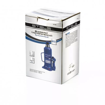 Домкрат гидравлический бутылочный 20 т h подъема 235-445 мм Stels 51169 купить в Нижневартовске