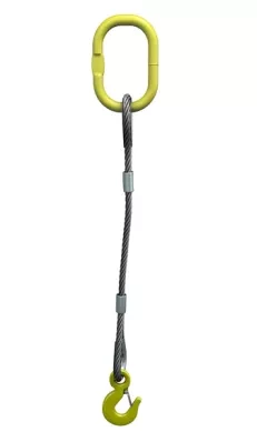 Строп канатный одноветвевой 1СК 0.75 т L=8 м с кч din 0.75 т опрессовка купить в Нижневартовске