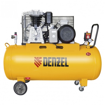 Компрессор масляный ременный Denzel DR4000/100 58092 купить в Нижневартовске