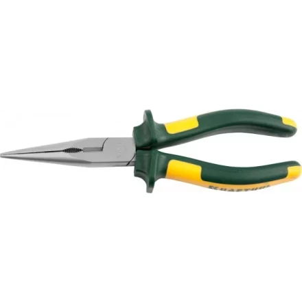 Тонкогубцы KRAFTOOL"KRAFT-MAX",Cr-Mo,маслобензост двухкомп рукоятки,шарнирное соединение с повыш износост,200мм 22011-3-20 купить в Нижневартовске