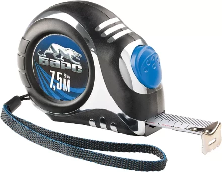 Рулетка Платинум 3 м * 16 утолщенное полотно автоматическая фиксация  БАРС 32511 купить в Нижневартовске