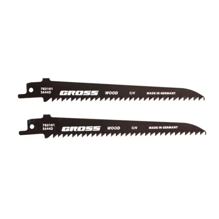 Полотна по дереву для сабельной пилы 4011 - S644D 130 x 42 мм фигурный рез 2 шт Gross 782101 купить в Нижневартовске
