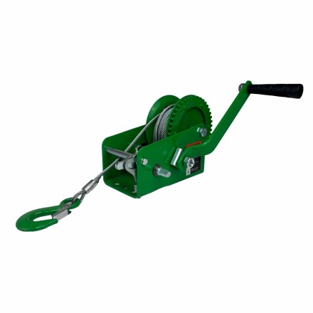 Лебедка ручная барабанная HITCH HW 1100 1100 кг канат 10 м (SZ073149) купить в Нижневартовске