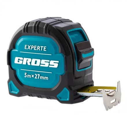 Рулетка нейлон Experte 5м x 27мм двухкомпон. корпус магнит двухстор. разметка Gross 32575 купить в Нижневартовске