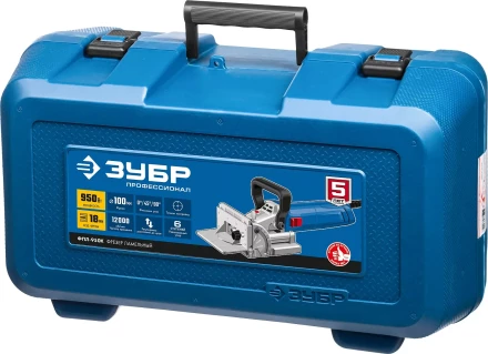 ЗУБР d 100 мм, 1100 Вт, ламельный фрезер, кейс, Профессионал (ФПЛ-950 К) купить в Нижневартовске