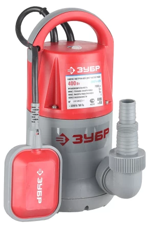 Насос ЗУБР погружной для чистой воды, пропускная способность 200 л/мин, 400Вт ЗНПЧ-400 купить в Нижневартовске
