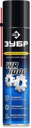 ЗУБР WR-1000 400 мл, средство для тысячи применений, Многофункциональная аэрозольная смазка, ПРОФЕССИОНАЛ (41442) купить в Нижневартовске