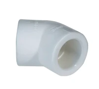 Уголок PP-R 45° 40мм белый (10/180) 45353