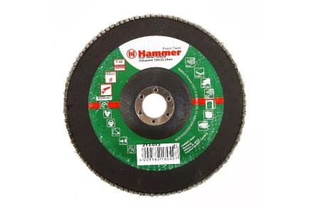 Круг Лепестковый Торцевой (КЛТ) HAMMER КЛТ 1 Ф180х22 Р40 213-013 купить в Нижневартовске