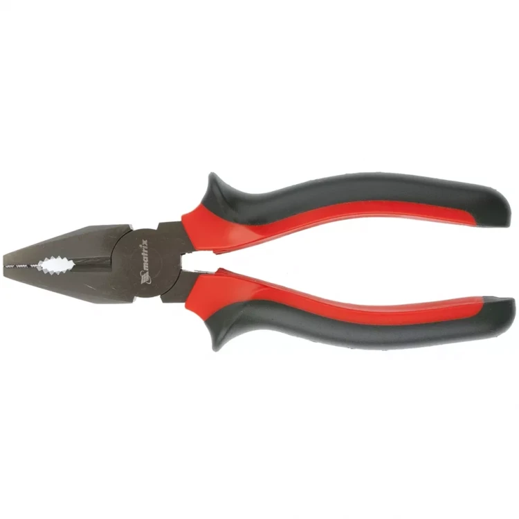 Плоскогубцы Black Nickel 200 мм комбинированные двухкомпонентные рукоятки MTX 169839 купить в Нижневартовске