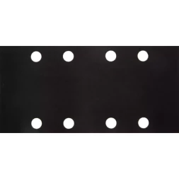 Лист шлиф. универсал. URAGAN &quot;Оптимален для мягких пород дерева&quot; 8 отверстий по линии, для ПШМ, P180, 80х166мм, 50шт 907-21101-180-50