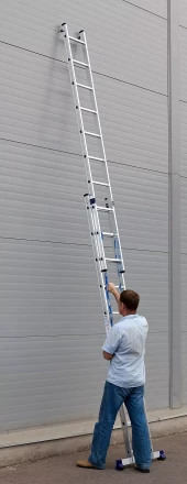 Лестница СИБИН универсальная, двухсекционная, 10 ступеней 38823-10 купить в Нижневартовске