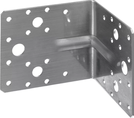 ЗУБР УНКУ-2.0, 90 x 100 x 100 x 2 мм, усиленный нержавеющий крепежный уголок, Профессионал (310516-90) купить в Нижневартовске