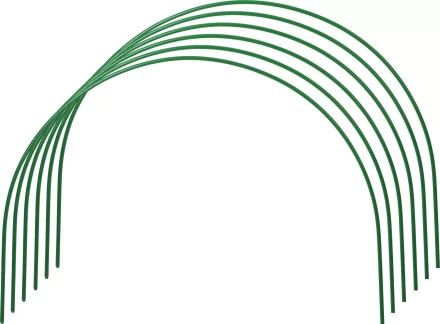 Дуги для парника GRINDA, покрытие ПВХ, 2,5м, 6шт 422309-100-095 купить в Нижневартовске