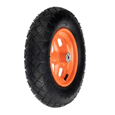 Колесо пневматическое Palisad «Звезда» 4.80/4.00-8 D380 мм, внутренний диаметр подшипника 12 мм, длина оси 90 мм, 689475 купить в Нижневартовске