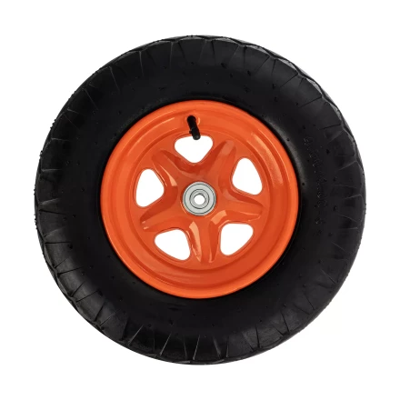 Колесо пневматическое Palisad «Звезда» 4.80/4.00-8 D380 мм, внутренний диаметр подшипника 12 мм, длина оси 90 мм, 689475 купить в Нижневартовске