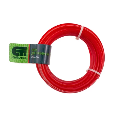 Леска для триммера треугольная, 2.4 мм х 15 м, Россия Сибртех 961655 купить в Нижневартовске