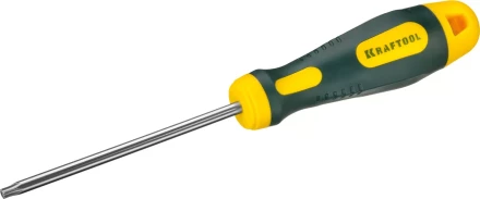 Отвертка KRAFTOOL, Cr-Mo-V сталь, двухкомпонентная противоскользящая рукоятка, TORX Hole, №25x100мм 250077-25-100 купить в Нижневартовске