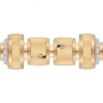 Набор для соединения шлангов 3/4 (переходник 2 соединит.аквастоп) латунный PALISAD 66211 купить в Нижневартовске