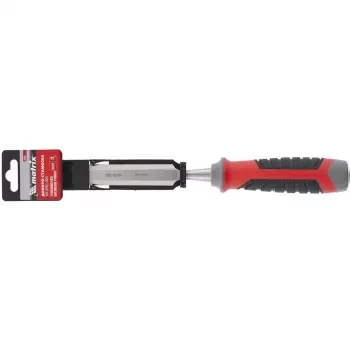 Долото-стамеска 20 мм 60 CrV трехкомпонентная обрезиненная рукоятка MATRIX 24755 купить в Нижневартовске