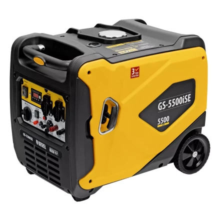 Генератор инверторный Denzel GS-5500iSE, 5,5 кВт, 230 В, закрытый корпус,электростартер купить в Нижневартовске