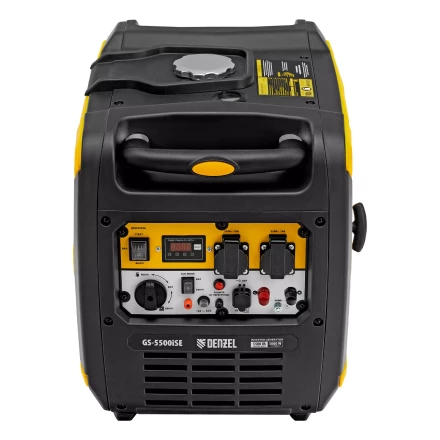 Генератор инверторный Denzel GS-5500iSE, 5,5 кВт, 230 В, закрытый корпус,электростартер купить в Нижневартовске