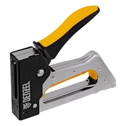 Степлер металлический, скобы в комплекте, 2К рукоятка, тип 53, 6-10 мм Denzel 40222