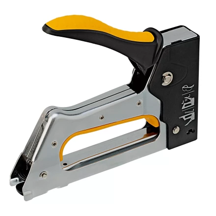 Степлер металлический, скобы в комплекте, 2К рукоятка, тип 53, 6-10 мм Denzel 40222 купить в Нижневартовске