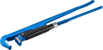 Ключ трубный рычажный ЗУБР "ПРОФЕССИОНАЛ", прямые губки, цельнокованый, Сr-V, № 3,  2" 27335-3_z01 купить в Нижневартовске