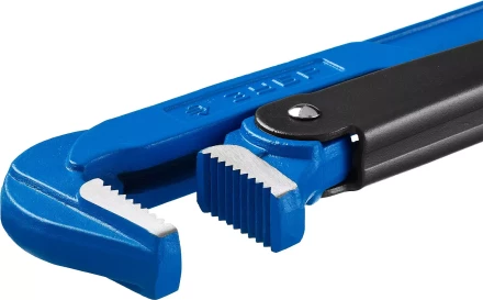 Ключ трубный рычажный ЗУБР "ПРОФЕССИОНАЛ", прямые губки, цельнокованый, Сr-V, № 3,  2" 27335-3_z01 купить в Нижневартовске