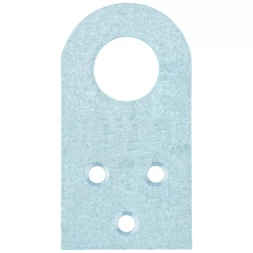 Проушина прямая 2,0 мм 90х52 мм цинк СИБРТЕХ 46505