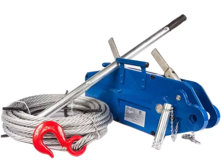 Лебедка рычажная тросовая TOR МТМ 800 0,8 т L=20м (стальной корпус) 1002530 купить в Нижневартовске