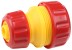 Муфта GRINDA переходная из ударопрочной пластмассы, шланг-шланг, 1/2&quot;-3/4&quot; 8-426345_z01 купить в Нижневартовске