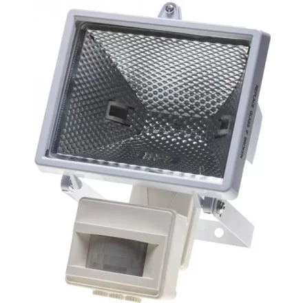 Прожектор галогеновый СВЕТОЗАР с датчиком движения, с дугой крепления под установку, цвет белый, 500Вт SV-57113-W купить в Нижневартовске