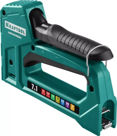 Степлер для скоб "Universal" 7-в-1: 53(6-14 мм)/53F(10-14 мм)/140 (10-14 мм)/13 (6-14 мм)/36 (10-14 мм)/300(16 мм)/500(16 мм), суперлегкий, KRAFTOOL 31524 купить в Нижневартовске
