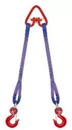 Строп текстильный двухветвевой 2СТ 4 т L=7.5 м РА 150 мм Звено РТ-3 купить в Нижневартовске