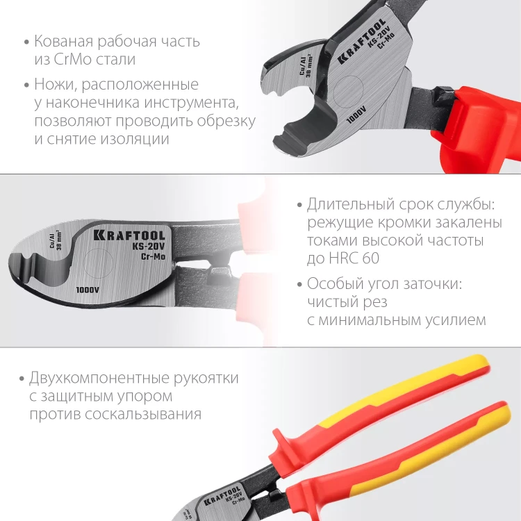 Кабелерез KS диэлектрический 1000 В 23333-20V купить в Нижневартовске