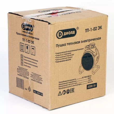 Тепловая пушка электрическая Диолд ТП-1-02 ЭК купить в Нижневартовске