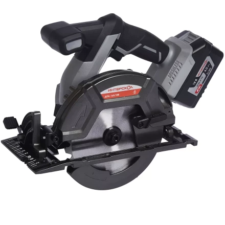 Профессиональная дисковая пила с бесщеточным (вентильным) двигателем ИНТЕРСКОЛ ДПА-165/18В аккумуляторная Li-ion АПИ (кейс, без аккум. и ЗУ) купить в Нижневартовске