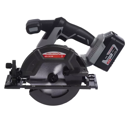 Профессиональная дисковая пила с бесщеточным (вентильным) двигателем ИНТЕРСКОЛ ДПА-165/18В аккумуляторная Li-ion АПИ (кейс, без аккум. и ЗУ) купить в Нижневартовске